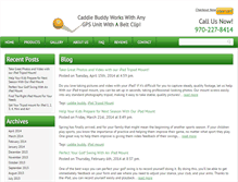 Tablet Screenshot of blog.caddiebuddy.com